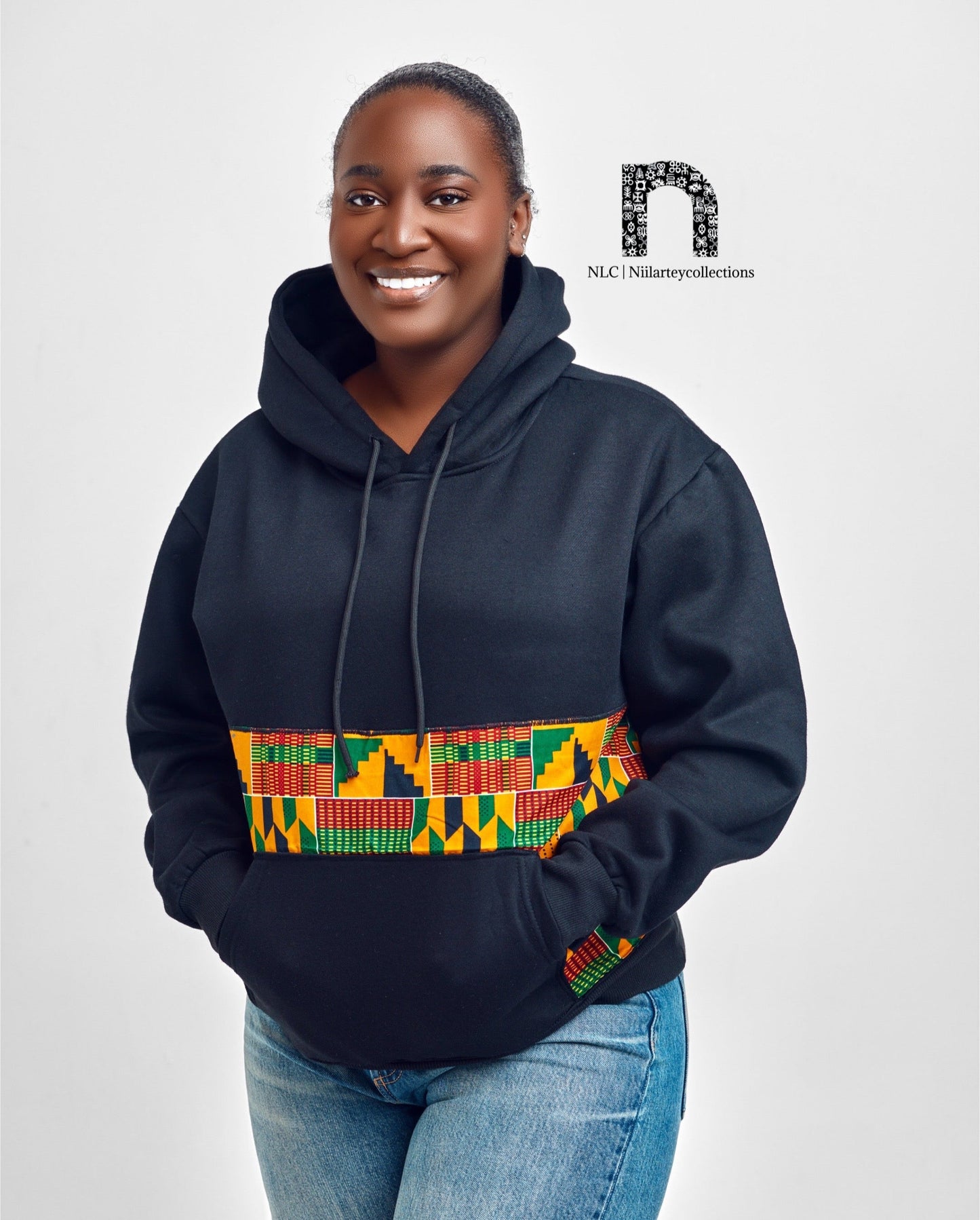 Classic Kente unisex hoodie