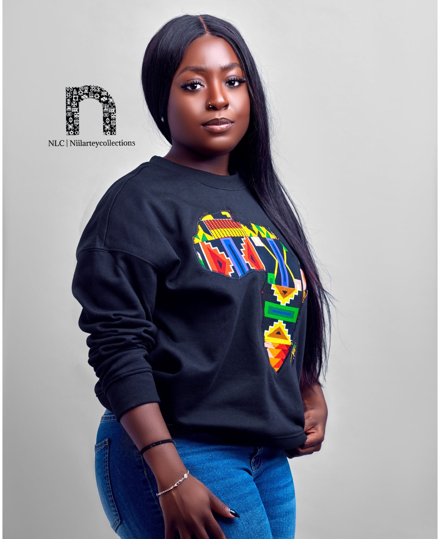 African map sweat top