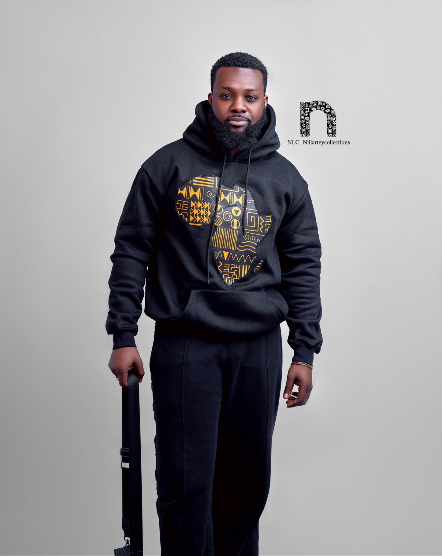 NLC's Classic African Map Hoodie