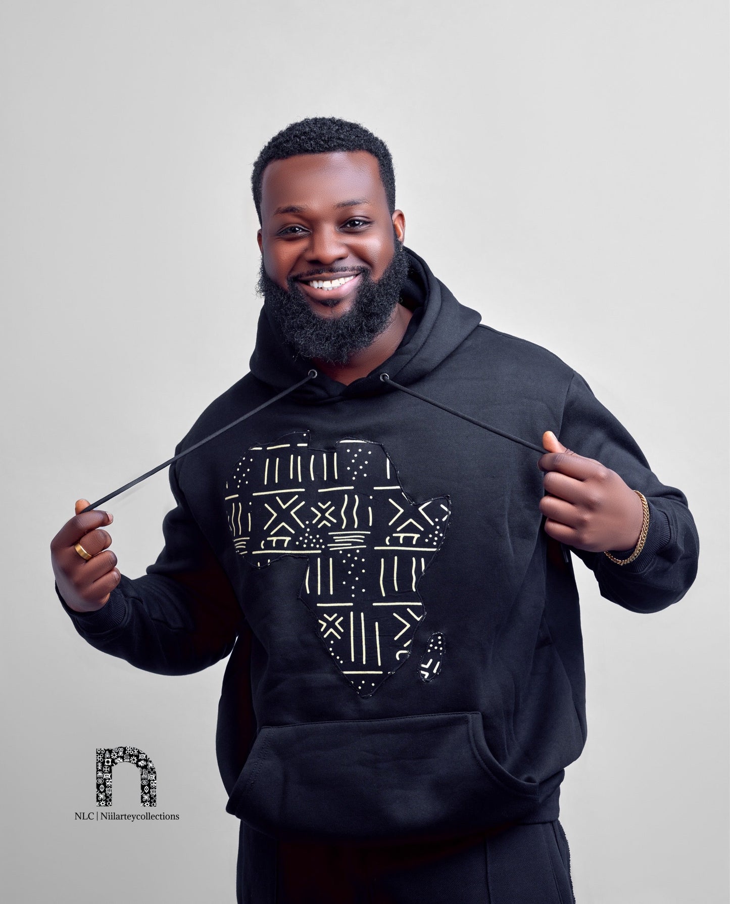 NLC's Classic African Map Hoodie