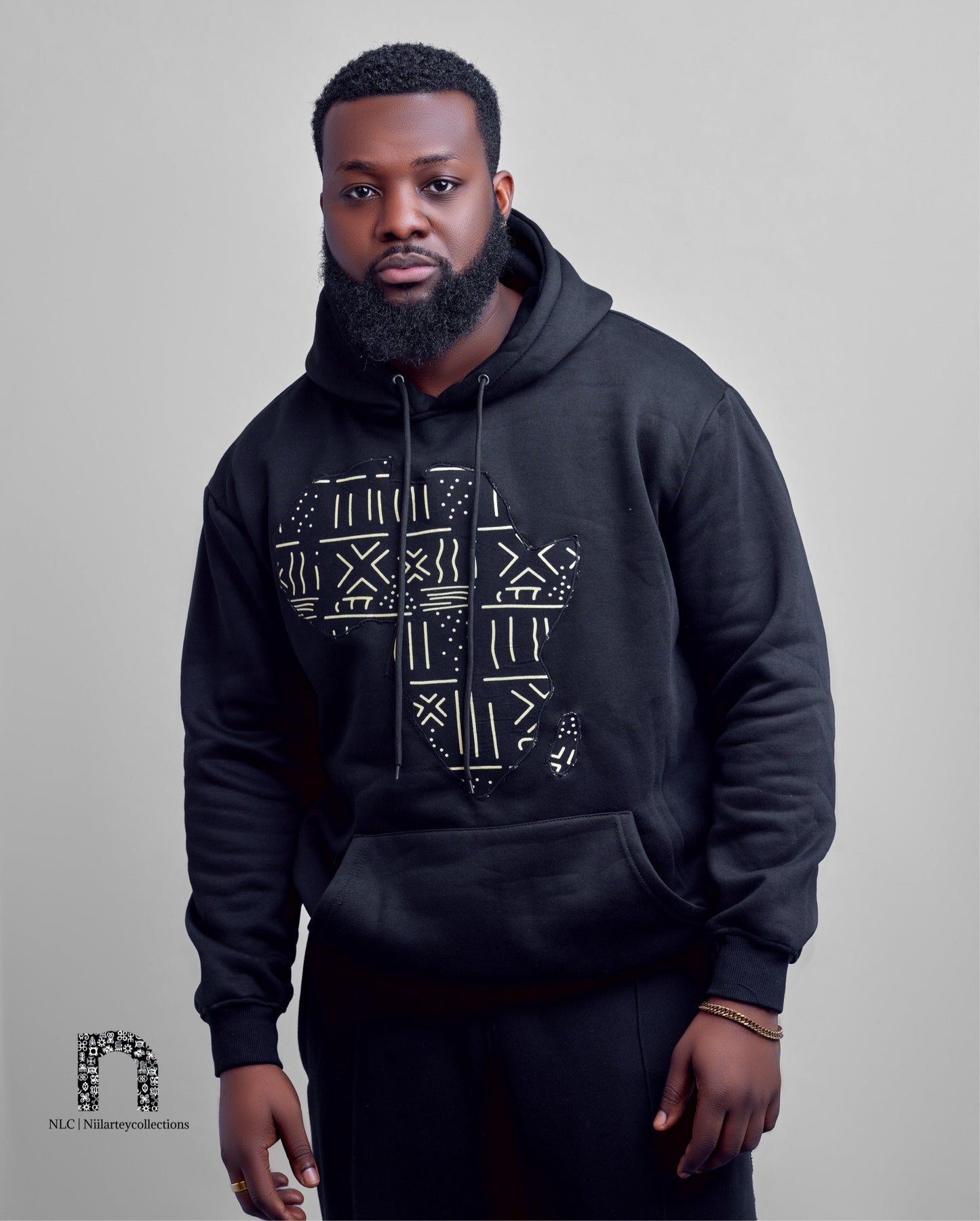 NLC's Classic African Map Hoodie