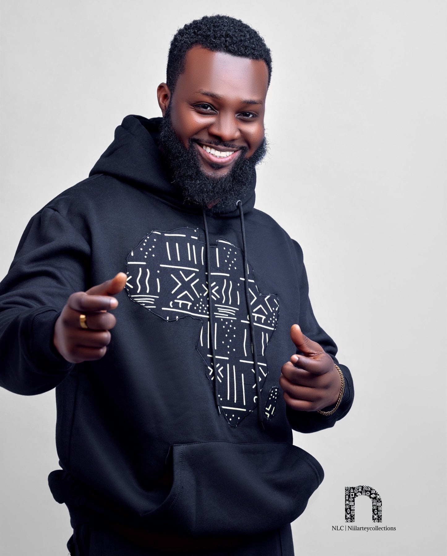 NLC's Classic African Map Hoodie