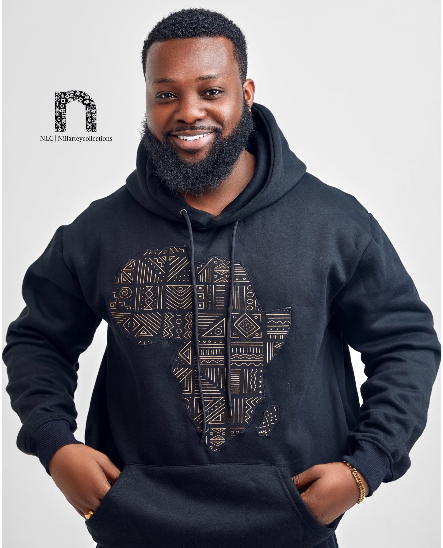 NLC's Classic African Map Hoodie
